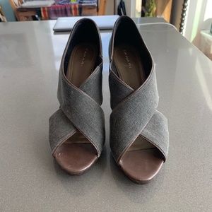 Tahari Tracy Denim Heels